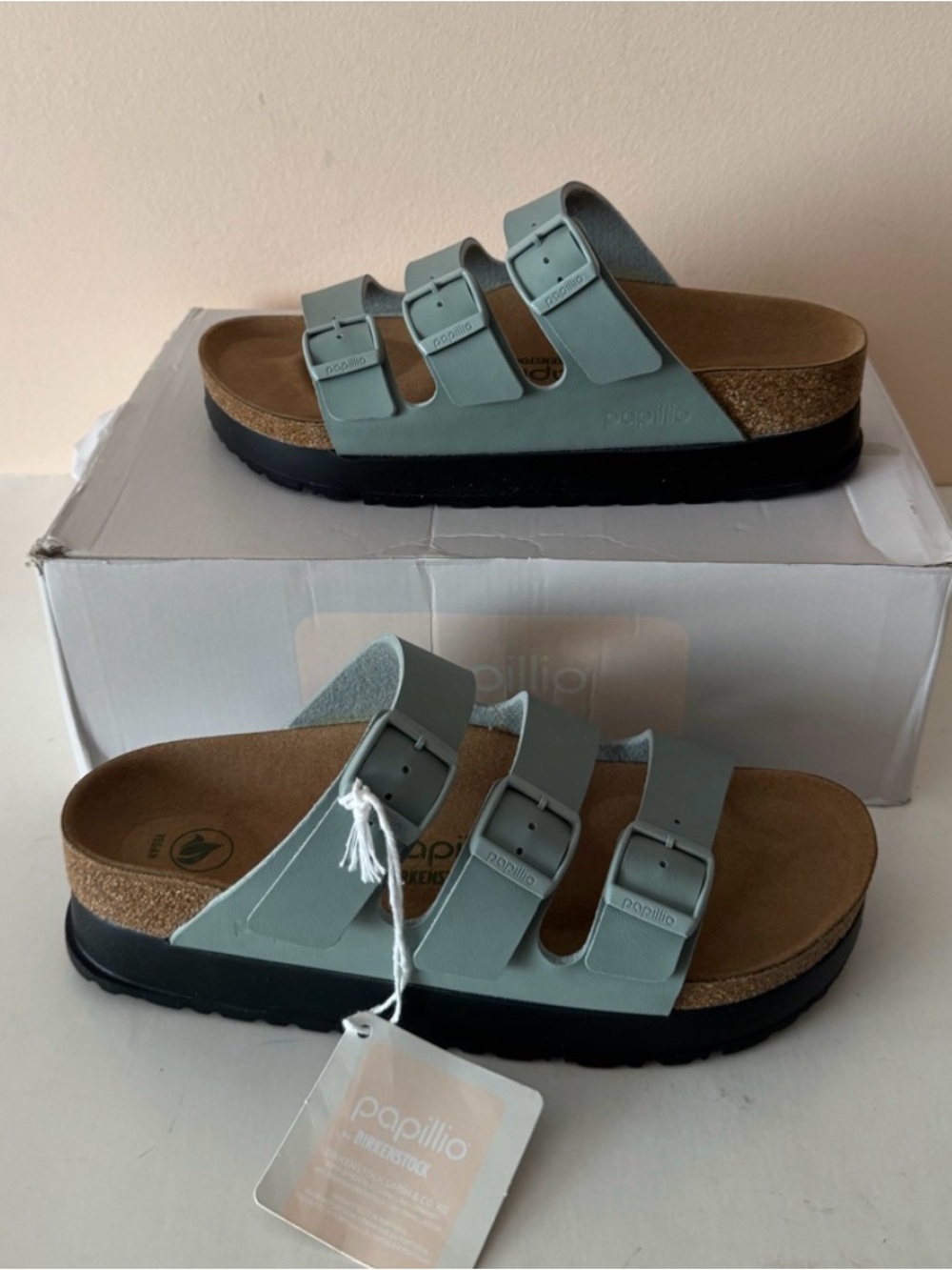 Birkenstock Papillio Florida III Flex Platform Vegan Sandal. Size: 7, 38